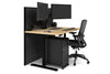 Flexi Premium Height Adjustable Single Workstation [1400L x 800W with Cable Scallop] - Thumbnail 41 