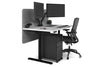 Flexi Premium Height Adjustable Single Workstation [1400L x 800W with Cable Scallop] - Thumbnail 18 