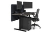 Flexi Premium Height Adjustable Single Workstation [1400L x 800W with Cable Scallop] - Thumbnail 31 