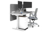 Flexi Premium Height Adjustable Single Workstation [1600L x 700W] - Thumbnail 2 