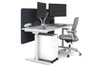 Flexi Premium Height Adjustable Single Workstation [1600L x 700W] - Thumbnail 3 