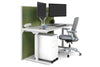Flexi Premium Height Adjustable Single Workstation [1600L x 700W] - Thumbnail 71 