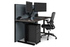 Flexi Premium Height Adjustable Single Workstation [1600L x 700W] - Thumbnail 34 