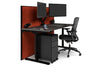 Flexi Premium Height Adjustable Single Workstation [1600L x 700W] - Thumbnail 36 