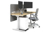 Flexi Premium Height Adjustable Single Workstation [1600L x 700W] - Thumbnail 6 