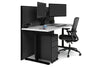 Flexi Premium Height Adjustable Single Workstation [1600L x 700W] - Thumbnail 49 