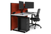 Flexi Premium Height Adjustable Single Workstation [1600L x 700W] - Thumbnail 48 