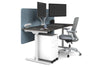 Flexi Premium Height Adjustable Single Workstation [1600L x 700W] - Thumbnail 16 