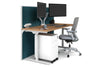 Flexi Premium Height Adjustable Single Workstation [1600L x 700W] - Thumbnail 75 