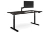 Flexi Premium Height Adjustable Single Workstation [1600L x 800W with Cable Scallop] - Thumbnail 12 