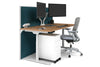 Flexi Premium Height Adjustable Single Workstation [1800L x 800W with Cable Scallop] - Thumbnail 74 