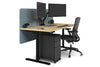 Flexi Premium Height Adjustable Single Workstation [1800L x 800W with Cable Scallop] - Thumbnail 24 