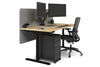 Flexi Premium Height Adjustable Single Workstation [1800L x 800W with Cable Scallop] - Thumbnail 22 