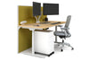 Flexi Premium Height Adjustable Single Workstation [1800L x 800W with Cable Scallop] - Thumbnail 68 