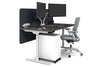 Flexi Premium Height Adjustable Single Workstation [1800L x 800W with Cable Scallop] - Thumbnail 15 