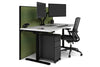 Flexi Premium Height Adjustable Single Workstation [1800L x 800W with Cable Scallop] - Thumbnail 47 
