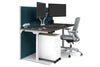 Flexi Premium Height Adjustable Single Workstation [1800L x 800W with Cable Scallop] - Thumbnail 57 