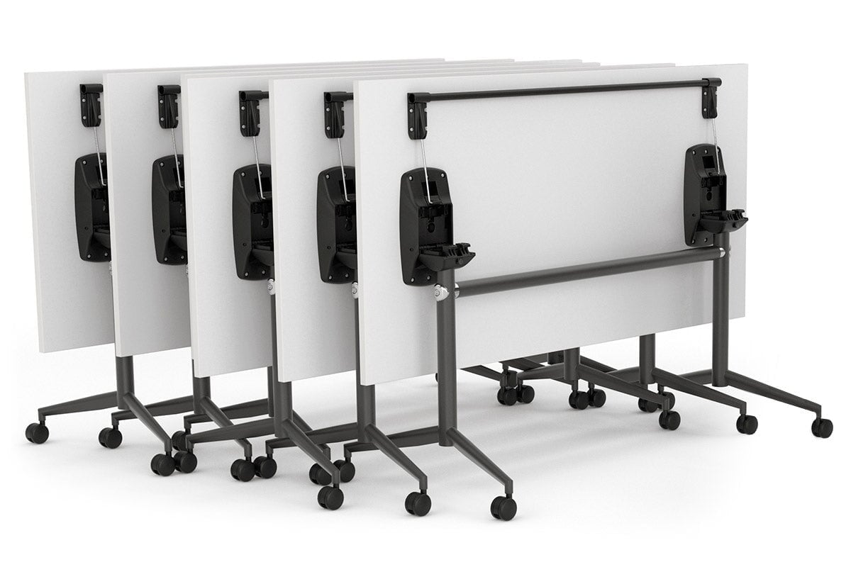 Flip Top / Folding Mobile Conference Room Table Uno [1400L x 700W] Ooh La La 