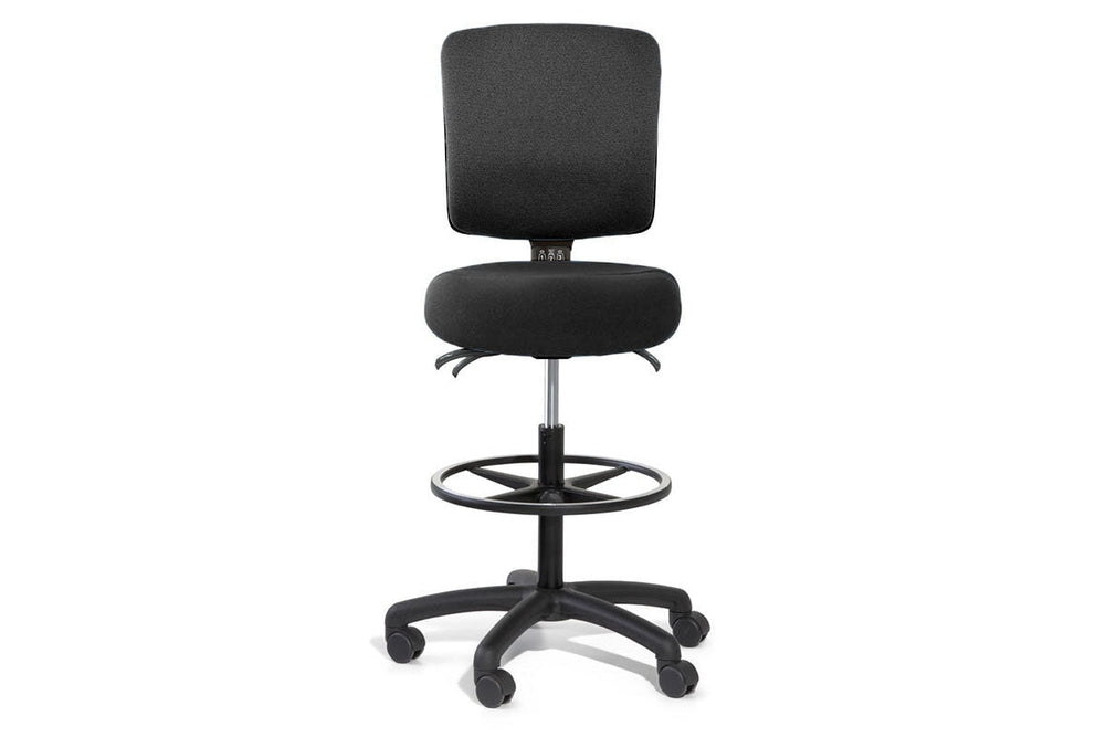 Gregory Boxta Dual Density Ergonomic Drafting Chair-height adjustable arms  