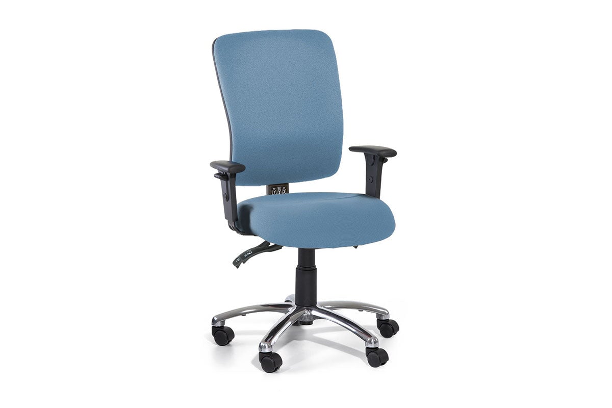 Gregory Boxta Dual Density Ergonomic Office Chair-blue  