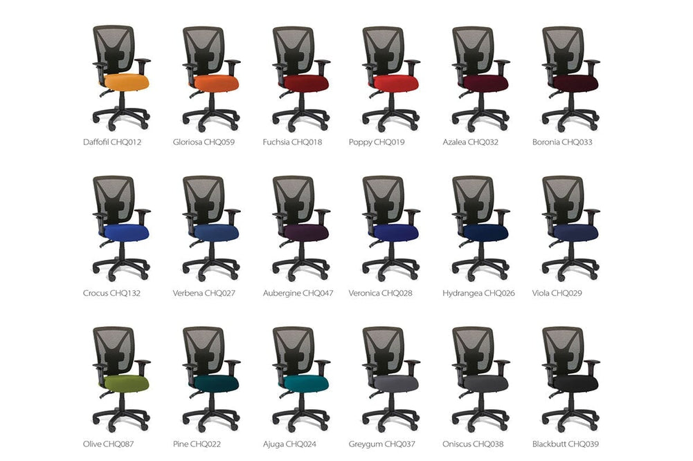 Gregory Evoke Dual Density Ergonomic Office Chair - Split Seat [Medium Back]-large oniscus chelsea wool fabric height adjustable arms