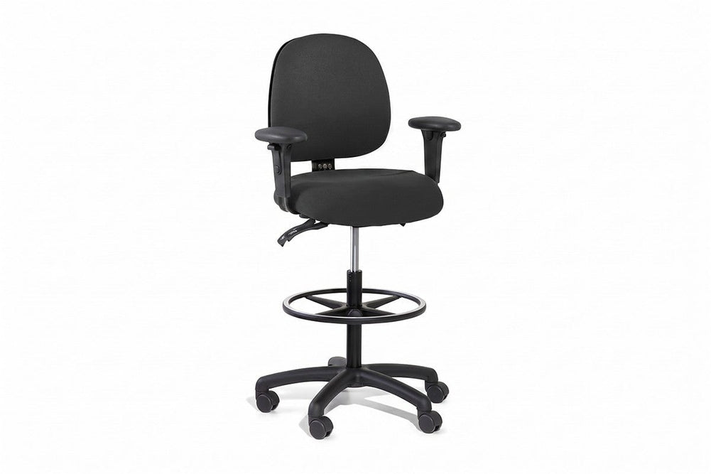 Gregory Inca Dual Density Ergonomic Drafting Chair-height adjustable arms  