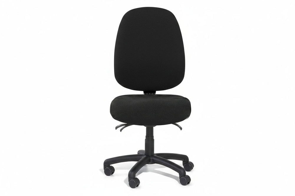 Gregory Inca Dual Density Ergonomic Office Chair - Split Seat [Extra High Back]-large oniscus chelsea wool fabric height adjustable arms