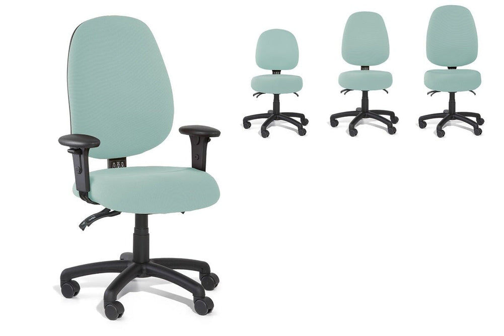 Gregory Inca Dual Density Ergonomic Office Chair - Split Seat [High Back]-large oniscus chelsea wool fabric height adjustable arms