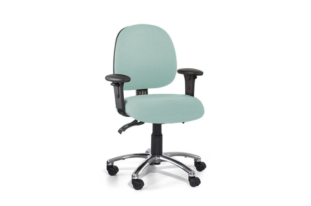 Gregory Inca Dual Density Ergonomic Office Chair - Split Seat [Medium Back]-large oniscus chelsea wool fabric height adjustable arms