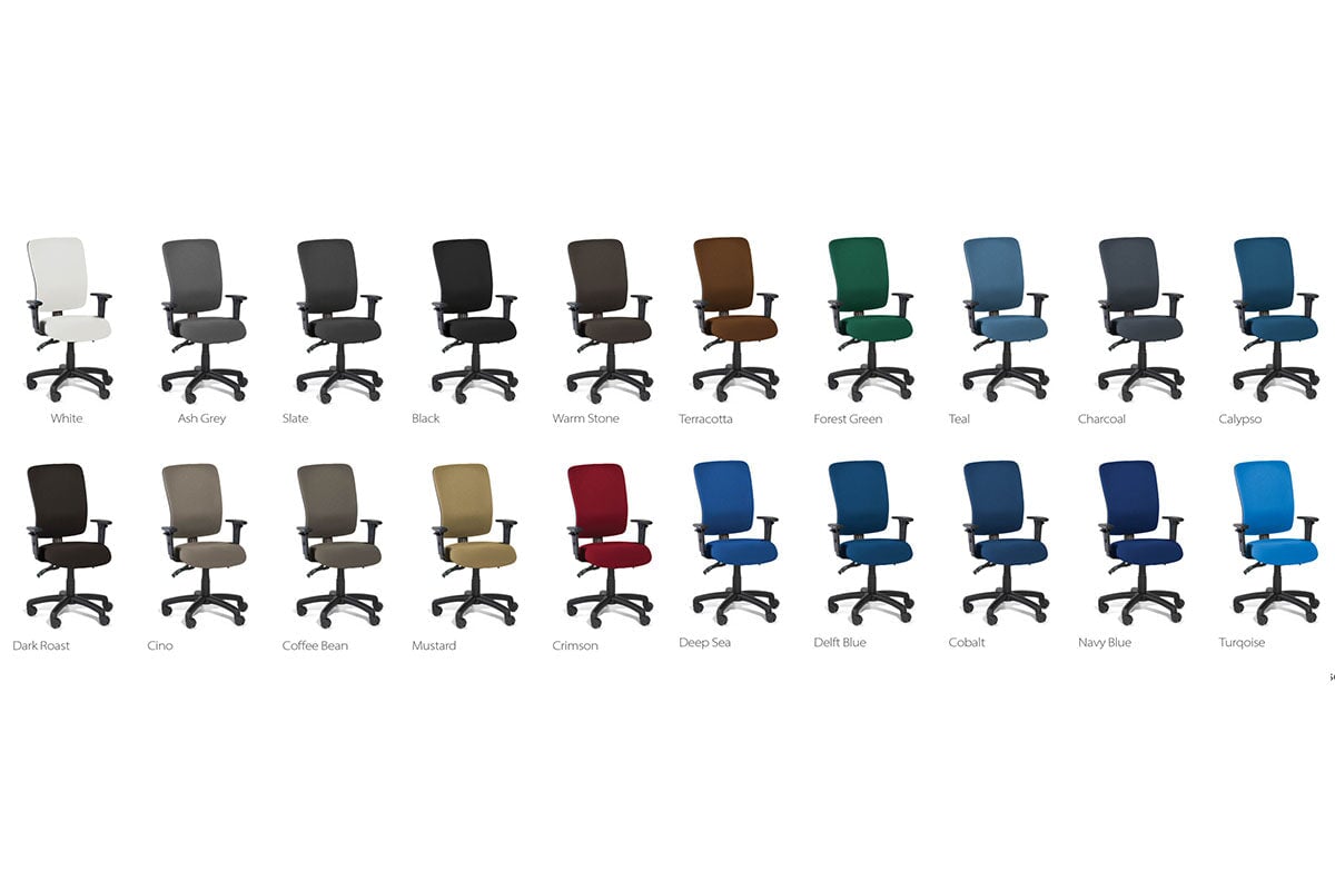 Gregory Medical Boxta Dual Density Ergonomic Office Chair-blue  