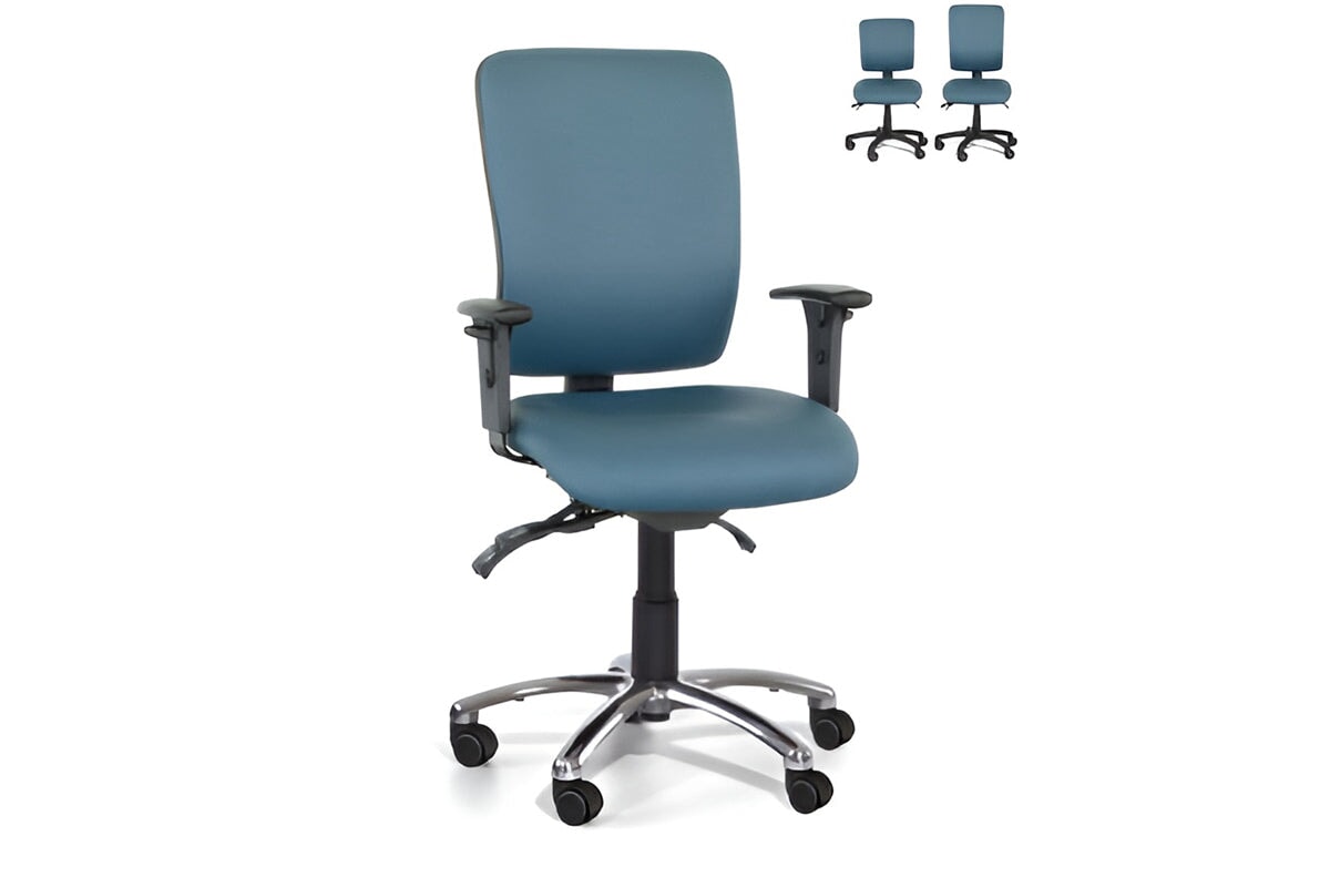 Gregory Medical Boxta Dual Density Ergonomic Office Chair-blue  