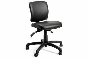  - Gregory Petite Boxta Dual Density Ergonomic Office Chair - Vinyl [Medium Back] - 1