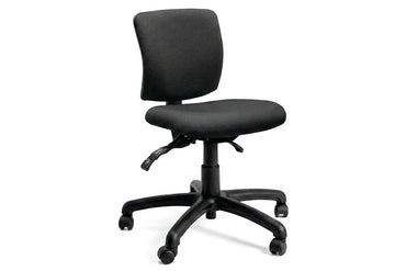 Gregory Petite Boxta Dual Density Ergonomic Office Chair - Split Seat [Medium Back] Gregory black house fabric none 