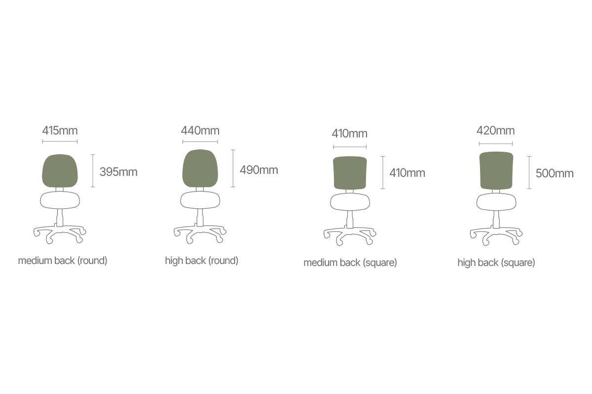 Gregory Petite Ergonomic Office Chair-green  