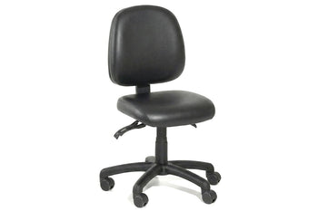 - Gregory Petite Inca Dual Density Ergonomic Office Chair - Vinyl [Medium Back] - 1