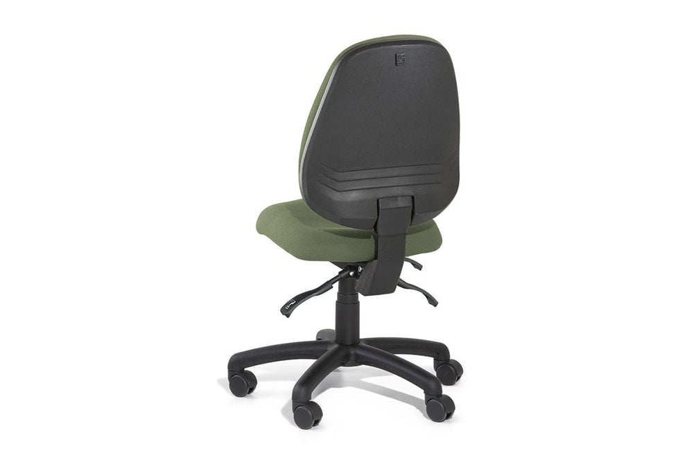 Gregory Petite Inca Dual Density Ergonomic Office Chair - House Fabric [High Back]-oniscus chelsea wool fabric height adjustable arms 
