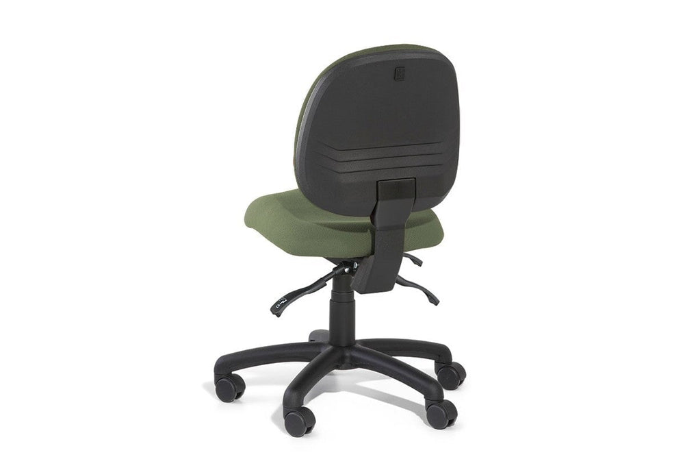 Gregory Petite Inca Dual Density Ergonomic Office Chair - House Fabric [High Back]-oniscus chelsea wool fabric height adjustable arms 