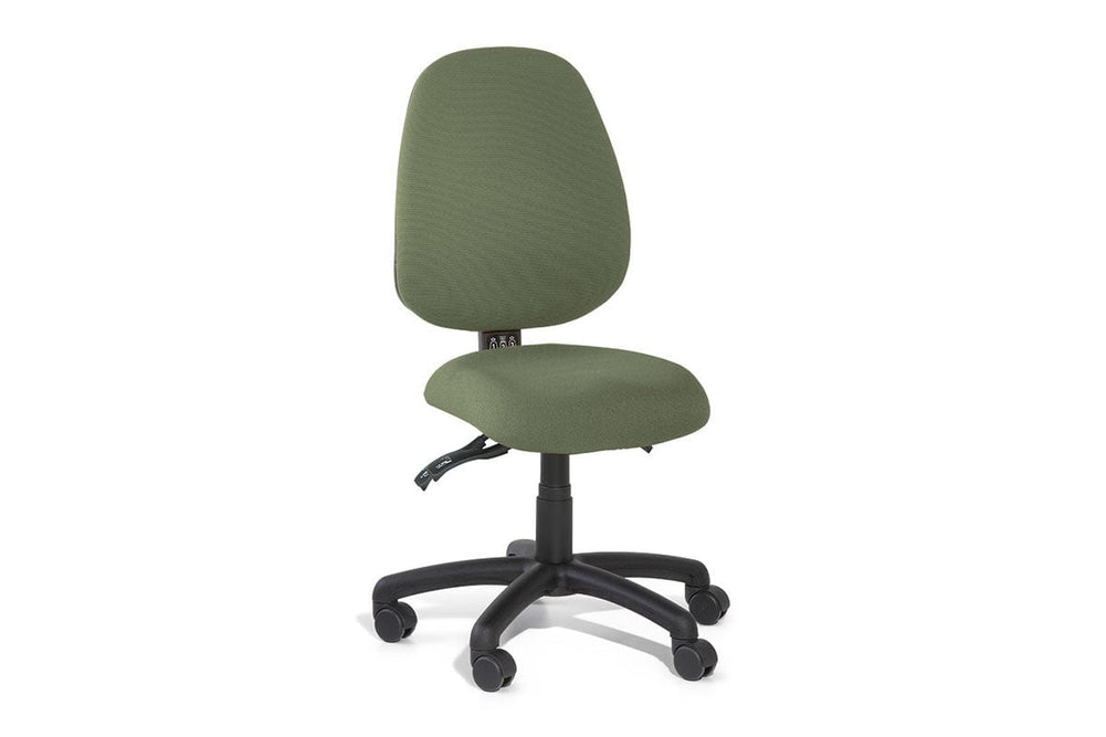 Gregory Petite Inca Dual Density Ergonomic Office Chair - House Fabric [High Back]-oniscus chelsea wool fabric height adjustable arms 