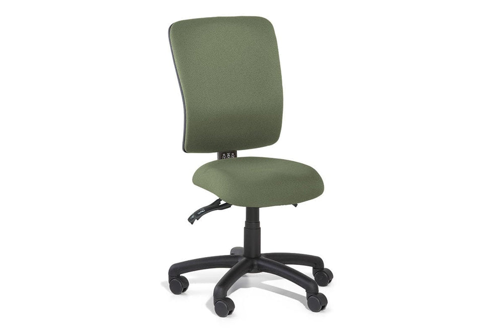 Gregory Petite Inca Dual Density Ergonomic Office Chair - House Fabric [High Back]-oniscus chelsea wool fabric height adjustable arms 