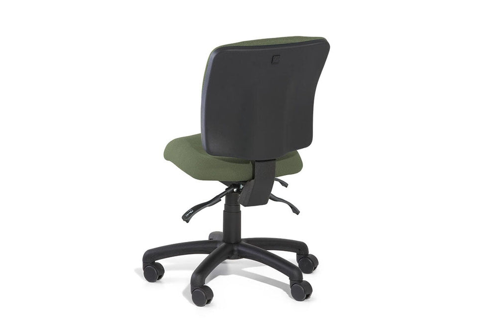 Gregory Petite Inca Dual Density Ergonomic Office Chair - House Fabric [Medium Back]-oniscus chelsea wool fabric height adjustable arms 