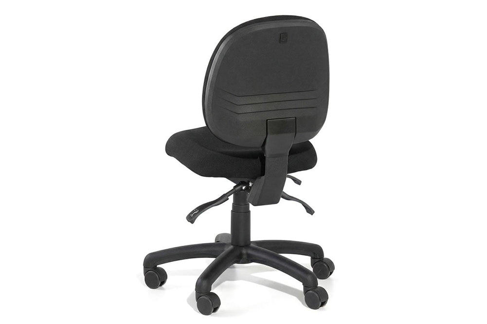 Gregory Petite Inca Dual Density Ergonomic Office Chair - House Fabric [Medium Back]-oniscus chelsea wool fabric height adjustable arms 