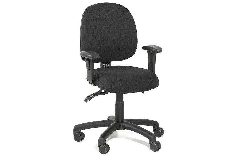 Environmental image of Gregory Petite Inca Dual Density Ergonomic Office Chair - House Fabric [Medium Back]