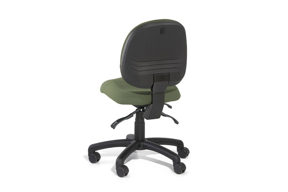 Gregory Petite Inca Dual Density Ergonomic Office Chair - House Fabric [Medium Back]-oniscus chelsea wool fabric height adjustable arms 
