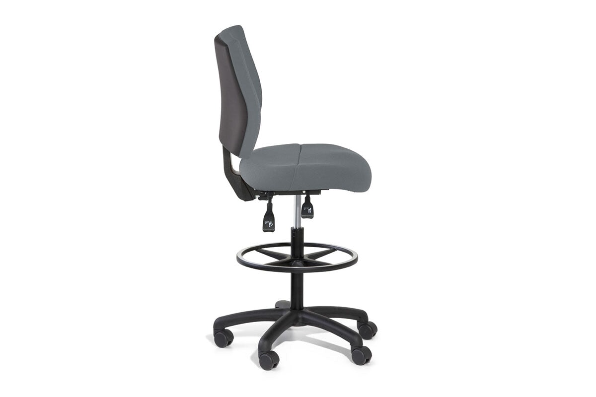 Gregory Scope Dual Density Ergonomic Drafting Chair-grey  