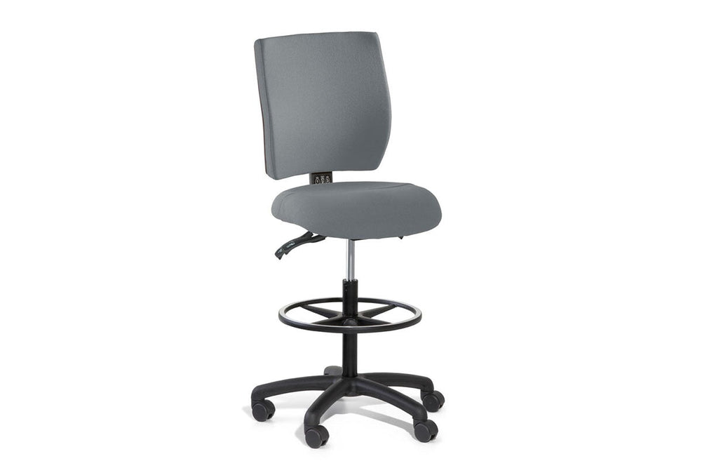 Gregory Scope Dual Density Ergonomic Drafting Chair-grey  