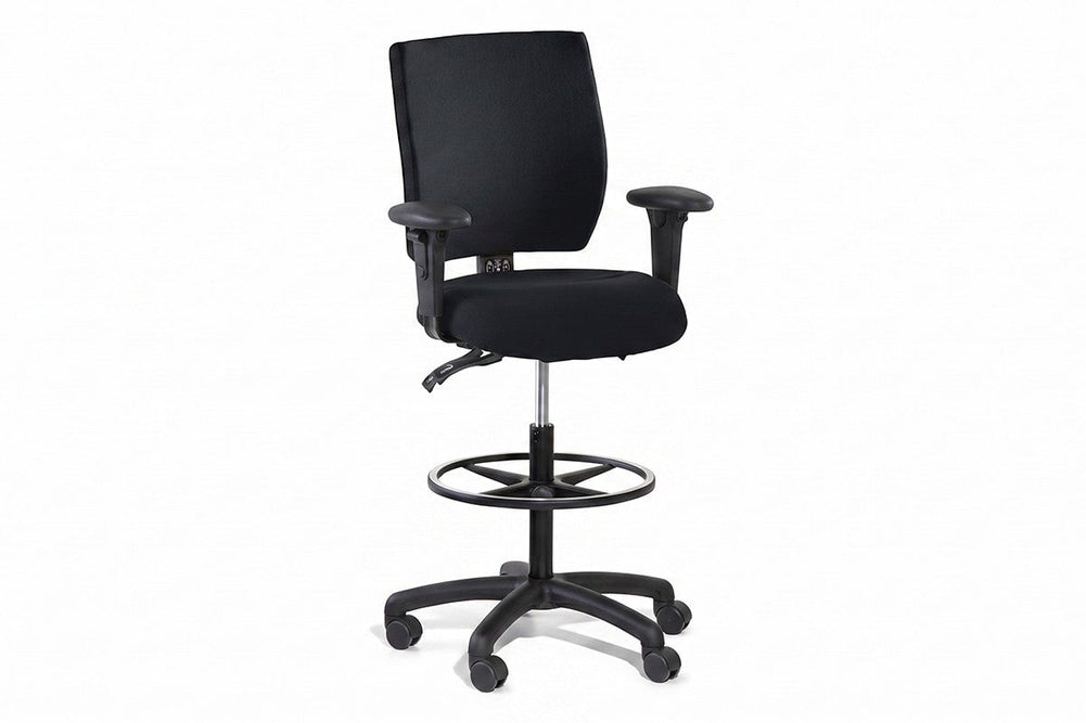 Gregory Scope Dual Density Ergonomic Drafting Chair-height adjustable arms  