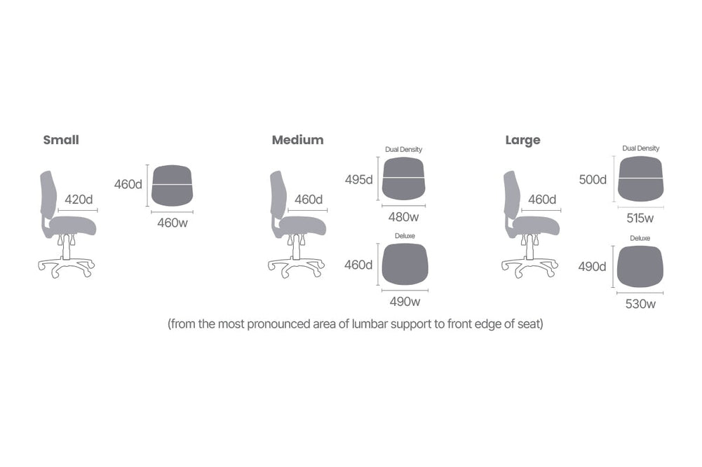 Gregory Scope Dual Density Ergonomic Office Chair - Split Seat [High Back]-large oniscus chelsea wool fabric height adjustable arms