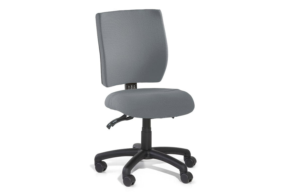 Gregory Scope Dual Density Ergonomic Office Chair - Split Seat [Medium Back]-large oniscus chelsea wool fabric height adjustable arms