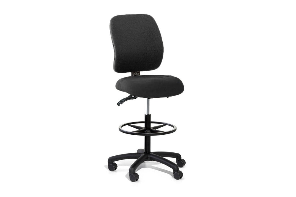 Gregory Slimline Dual Density Ergonomic Drafting Chair-none  