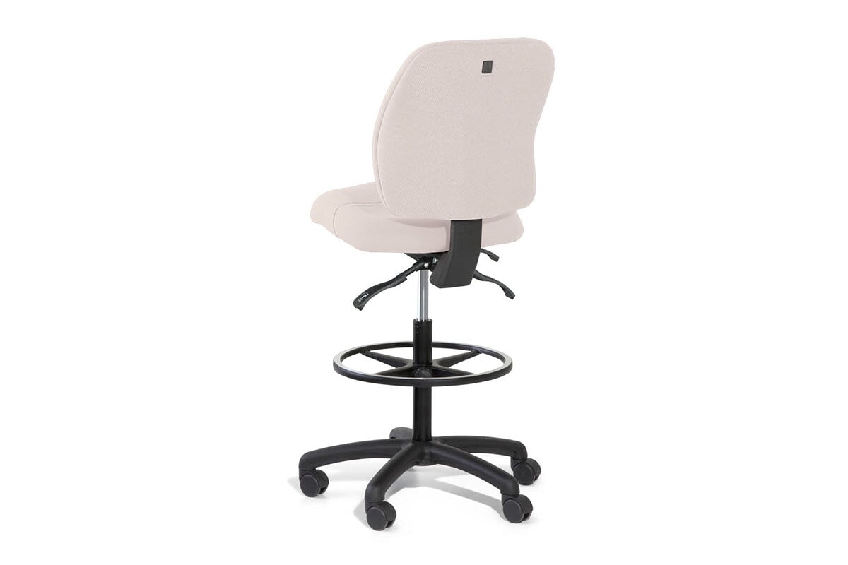 Gregory Slimline Dual Density Ergonomic Drafting Chair-pink  